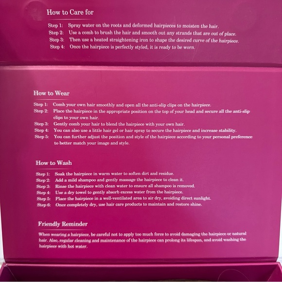 Emmor Human Hair Toppers Hairpiece Wiglet Women 12 Inch NO BANGS Brown NEW - Picture 4 of 8